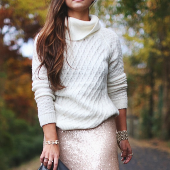 Tinley Road Sweaters - Tinley Road Off White Chunky Knit Sweater